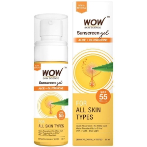 WOW Skin Science SPF 55 Sunscreen Gel For All Skin Type ( Pack of 1 )