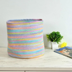 colorful-stripes-cotton-basket-multi-color-12x12-inches