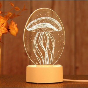 Jellyfish Acrylic LED Table Lamp-Jellyfish