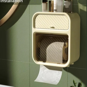 Compact Tissue Dispenser & Drawer Organizer