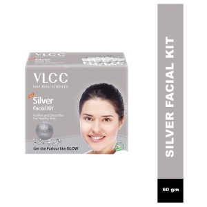 VLCC Silver Facial Kit For Skin Purifying Facial with Silver, 60 gm