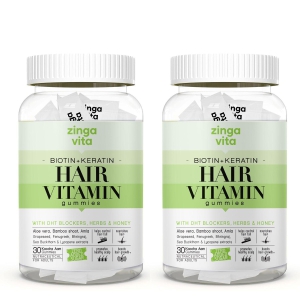 Hair Vitamin Gummies With Honey-Pack of 3  (3 months)