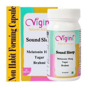 Vigini Peaceful Sleeping Organic Melatonin 10 mg Minerals Capsule