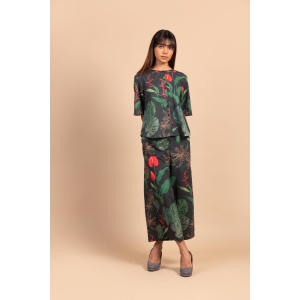 Anthurium Print Top-XL