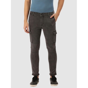 IVOC - Grey Cotton Blend Slim Fit Men''s Jeans ( Pack of 1 ) - None