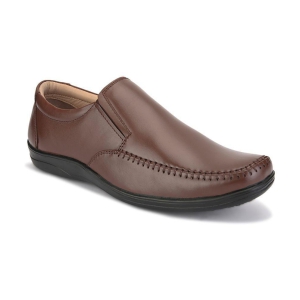 Fentacia - Brown Men's Slip On Formal Shoes - None