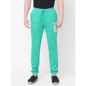 Fitz - Green Cotton Mens Joggers ( Pack of 1 ) - None