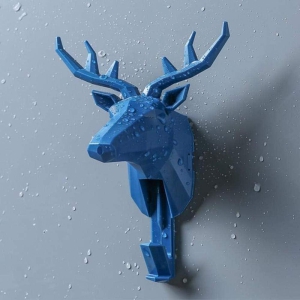 Deer Shaped Adhesive Wall Hooks-1