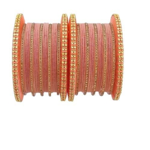 Elegant Alloy Women & Girl's Bagdi Velvet Nihar Bangles | Women's Velvet Bangles | Alloy Bangles for Women | Fashion Bangles | Best Gift for All Occasions