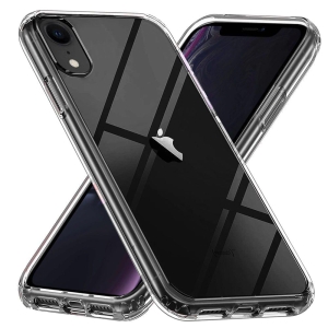 iPhone XR Back Cover Crystal Clear Hard TPU