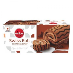 Winkis Swiss Roll Rich Cocoa Cream