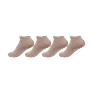 bonjour-beige-cotton-ankle-length-socks-set-of-4