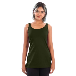 Women Hug Lavendar Full Slip Camisole  Green