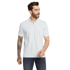 Octave Men Solid Polo Collar Pure Cotton T-Shirt