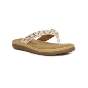 Bata Comfit Beige Flip-Flop For Women BEIGE size 3