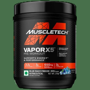 Muscletech™ VaporX5 | Next Gen Pre-Workout Powder-30 Servings / Blue Razz Freeze