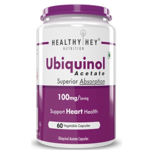 HEALTHYHEY NUTRITION Ubiquinol - Acetate  (60 Veg Capsules) Capsule 100 mg