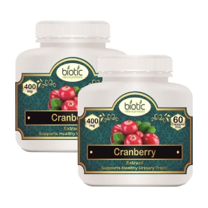 Biotic Cranberry Extract Capsule - 400mg Capsule 120 no.s Pack of 2