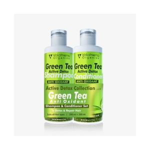 Volamena Active Detox Collection Green Tea Anti Oxidant Shampoo + Conditioner 400 mL