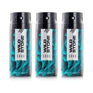 Wild Stone Edge Deodorant Spray for Men 150 ml ( Pack of 3 )