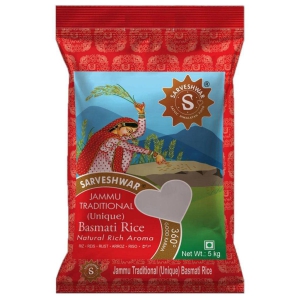 Sarveshwar Jammu Traditional Basmati Rice-Sr Unique PP-5Kg | Rich in Taste and Aroma