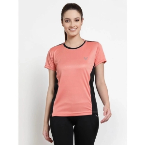 Uzarus Peach Polyester Tees - Single - None