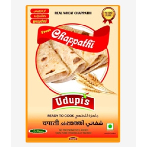 Udupis Real Wheat Fresh Chappathi 6pcs