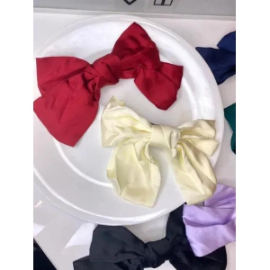 Satin Bow-Black