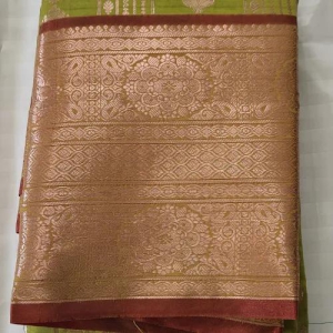 Mini Kanchi Light Green Saree