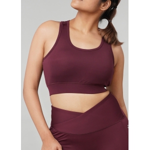 Vogue Ease Sports Bra / Wine-Small