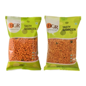 BGR Foods Combo Offer - Kodubale & Masala Moong Dal (500g Pack of 2)