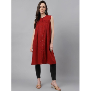 janasya-maroon-cotton-womens-tunic-pack-of-1-none