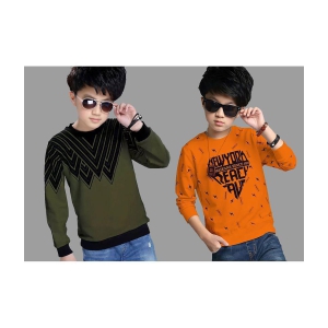 Supersquad - Multi Color Cotton Boys Sweatshirt ( Pack of 2 ) - None