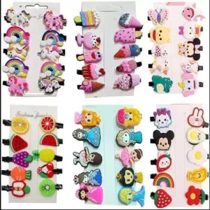 Winnie Hair Clips (60 pcs) - KUCAH-Free Size / Multicolour