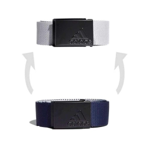 Adidas Men's Reversible Web Belt-NAVY/GREY