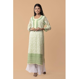 ladies-new-fashion-semi-georgette-hand-chikankari-kurti