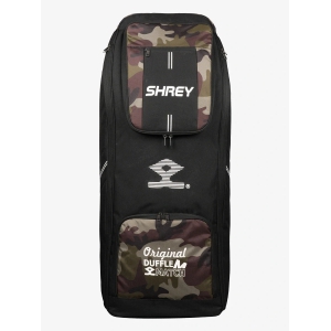 Shrey Match Duffle 2.0: Premium Sports Duffle Bag with Multiple Compartments, Durable Construction, and Stylish Design (Colour - CAMO, Size - One Size) by Total Sporting And Fitness Solutions Pvt Ltd