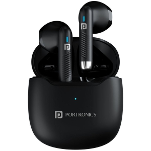 Portronics Twins S12 On Ear TWS Black