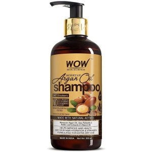 WOW Skin Science Moroccan Argan Oil Shampoo (with DHT Blocker) - 300 mL