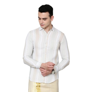 kalyan-silks-cotton-shirt-with-white-with-kakhi-srtips-by-justmytype