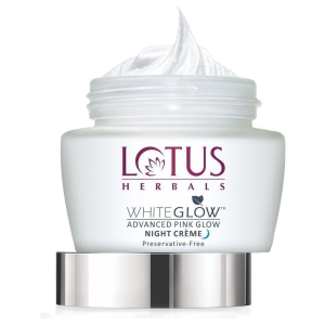 Lotus Herbals Whiteglow Advanced Pink Glow Night Creme 50g