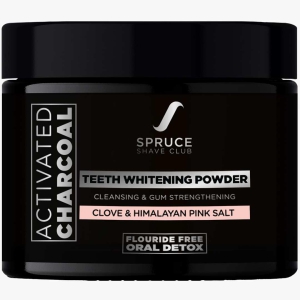 Charcoal Teeth Whitening Powder | Clove & Himalayan Pink Salt