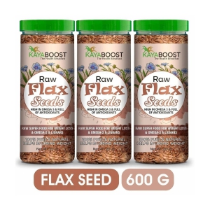 KAYABOOST Flaxseeds (200 g) Pack of 3 (600 g)