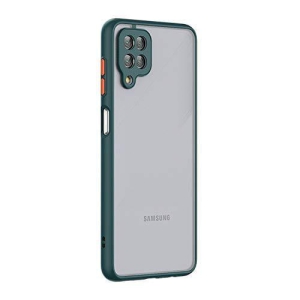 Samsung Galaxy F62 Back Cover Case Smoked Matte Bumper - Green