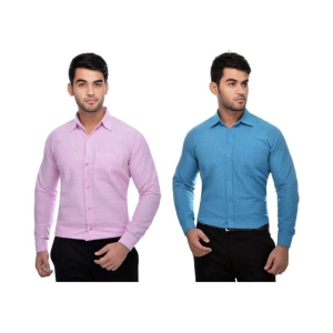 DESHBANDHU DBK Cotton Regular Fit Full Sleeves Mens Formal Shirt - Multi ( Pack of 1 ) - None