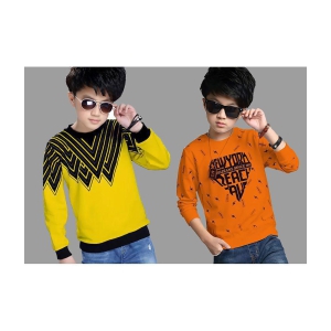 Supersquad - Multi Color Cotton Boys Sweatshirt ( Pack of 2 ) - None