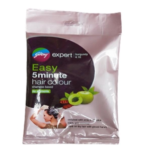 Godrej Expert Easy 5 Minute Hair Colour Sachet  Burgundy 20Ml