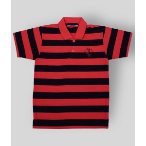 NEUVIN - Rosewood Cotton Boys Polo T-Shirt ( Pack of 1 ) - None