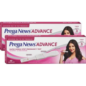 Mankind Prega News Advance HCG Home Pregnancy Test Midstream Urine Test Kit One Step Pregnancy Test Easy to Use Accurate Result in Just 3 Minutes x Pack of 1 (2)