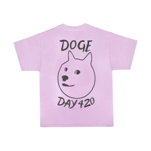 The Doge Tee- Lavender-M